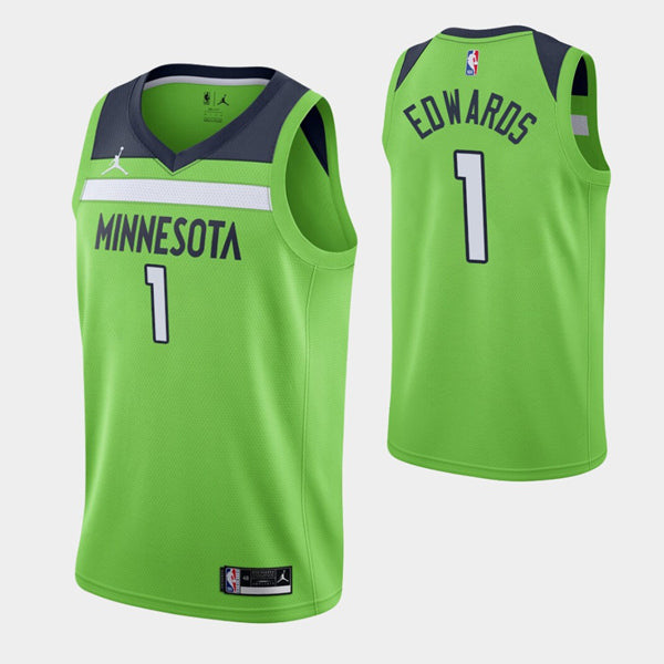 Anthony Edwards Minnesota Timberwolves green jersey