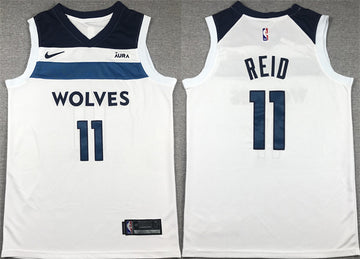 Naz Reid Minnesota Timberwolves white jersey