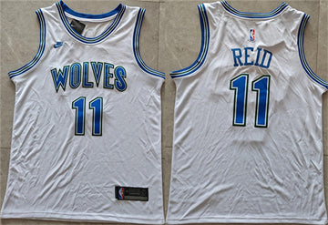 Naz Reid Minnesota Timberwolves white jersey