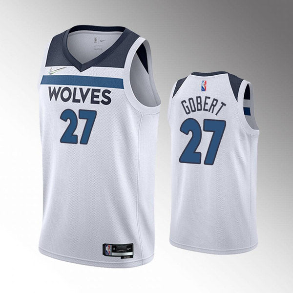 Rudy Gobert Association Edition Minnesota Timberwolves white jersey