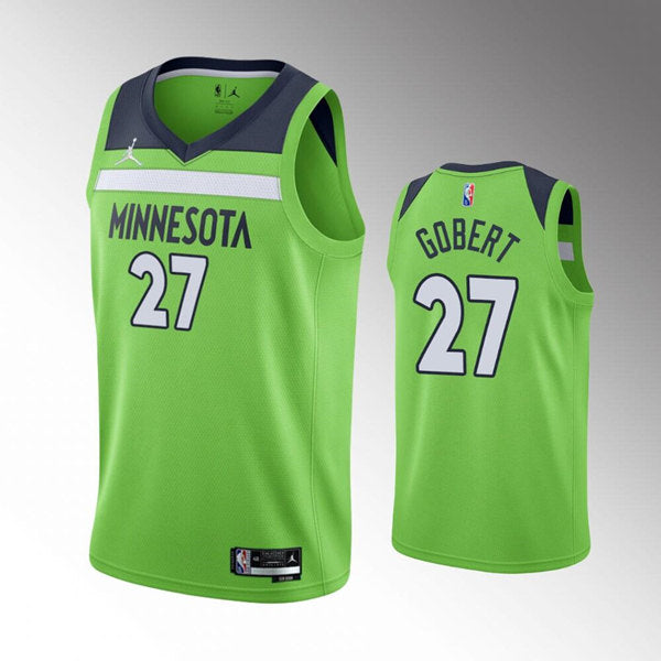 Rudy Gobert Statement Edition Minnesota Timberwolves green jersey