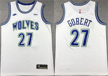 Rudy Gobert Minnesota Timberwolves white City Edition jersey
