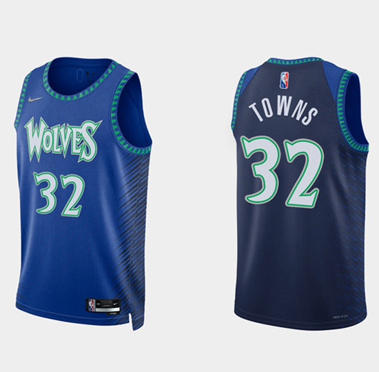 Anthony Towns Minnesota Timberwolves royal jersey