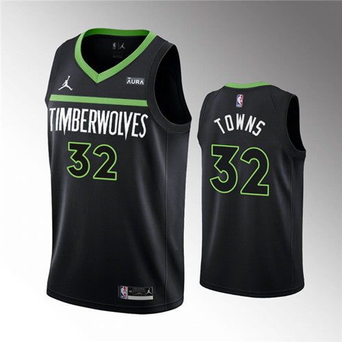 Karl-Anthony Towns Minnesota Timberwolves black jersey