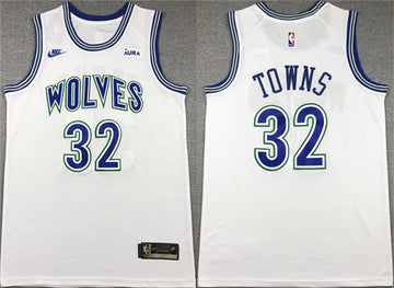 Karl-Anthony Towns Minnesota Timberwolves white City Edition jersey