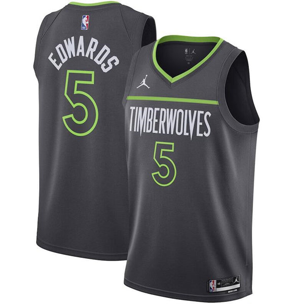 Anthony Edwards Minnesota Timberwolves black jersey