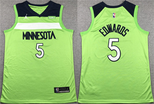 Anthony Edwards Minnesota Timberwolves green jersey