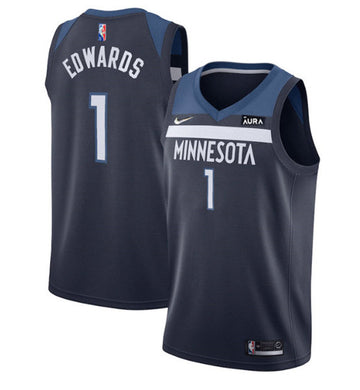 Minnesota Timberwolves navy jersey