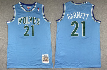 Minnesota Timberwolves navy Throwback jersey