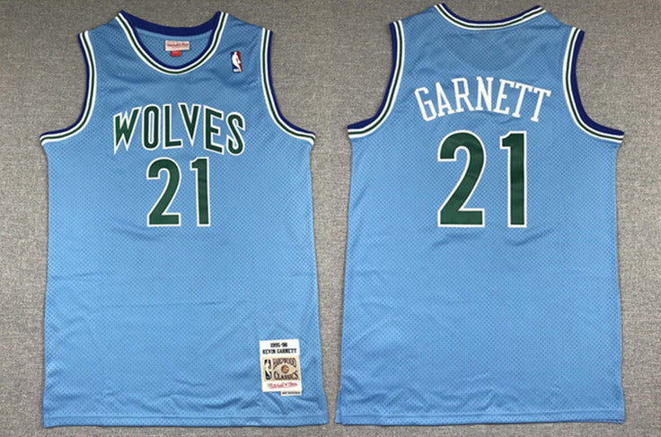 Minnesota Timberwolves navy Throwback jersey
