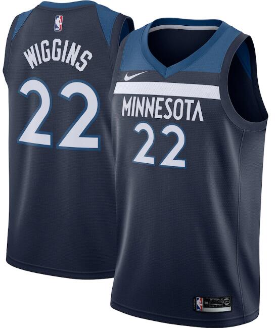 Minnesota Timberwolves navy jersey