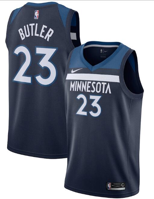 Minnesota Timberwolves navy jersey