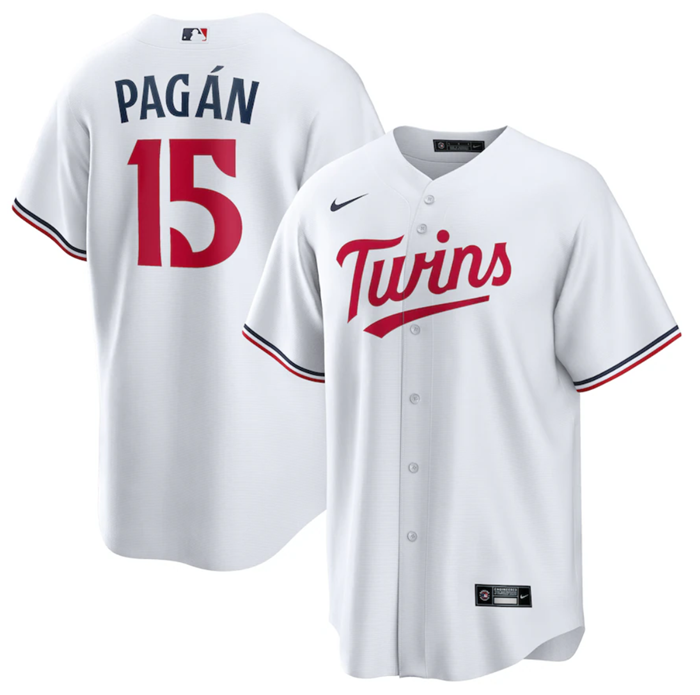 Emilio Pagan Minnesota Twins white jersey