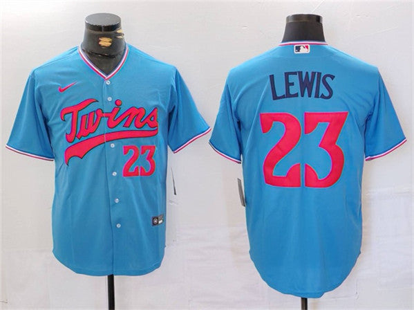 Royce Lewis Minnesota Twins blue jersey