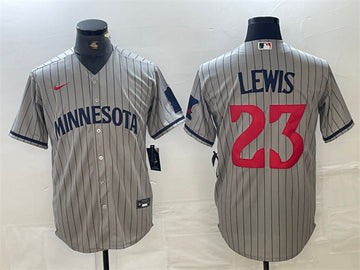 Royce Lewis Minnesota Twins gray jersey