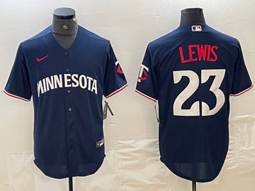 Royce Lewis Minnesota Twins navy jersey