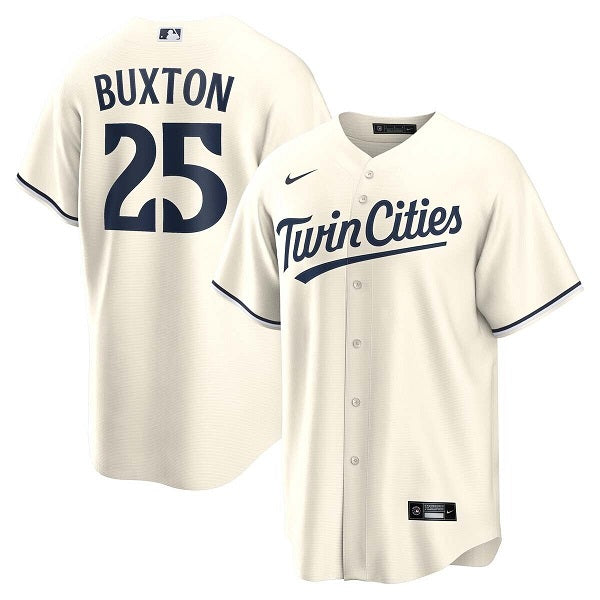 Byron Buxton Minnesota Twins cream jersey