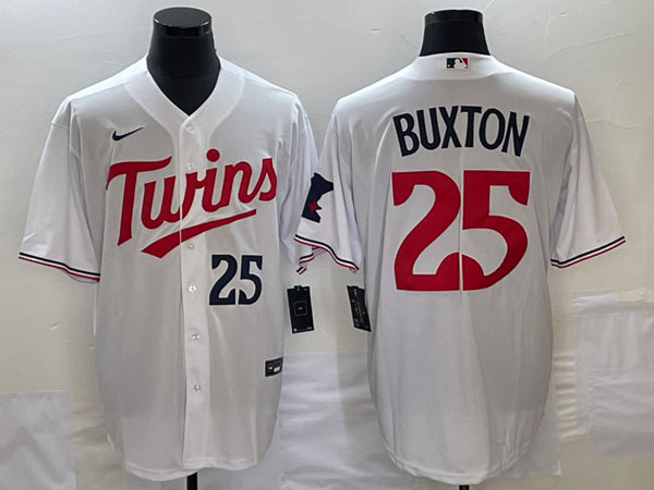 Byron Buxton Minnesota Twins white jersey