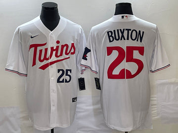 Byron Buxton Minnesota Twins white jersey