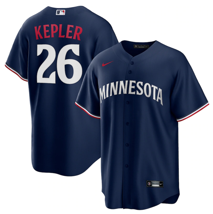 Max Kepler Minnesota Twins navy jersey