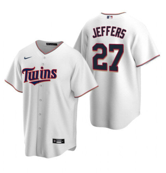 Ryan Jeffers Minnesota Twins white jersey
