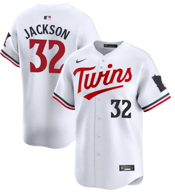 Jay Jackson Minnesota Twins white Home jersey