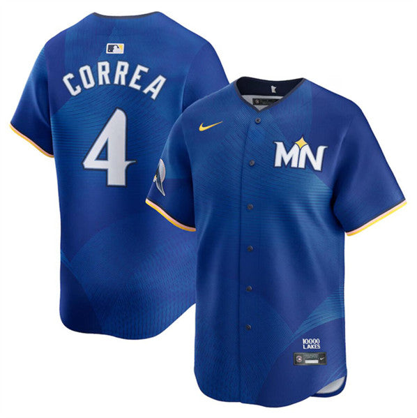 Carlos Correa Minnesota Twins royal City Connect jersey