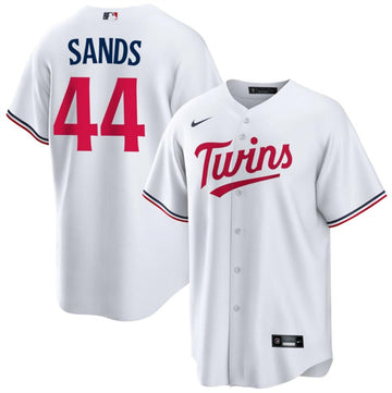 Cole Sands Minnesota Twins white jersey