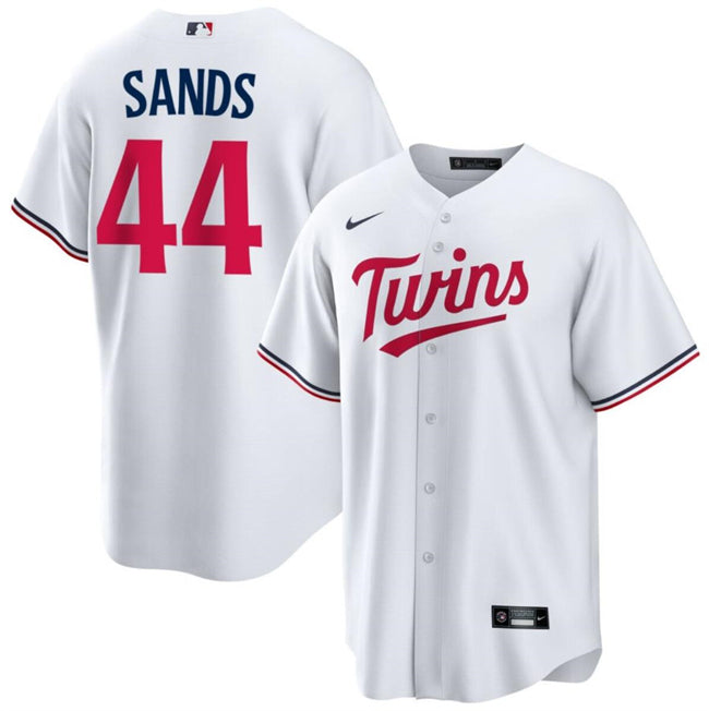 Cole Sands Minnesota Twins white jersey