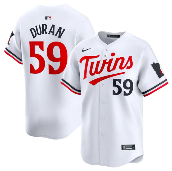 Jhoan Duran Minnesota Twins white Home jersey