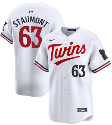 Josh Staumont Minnesota Twins white Home jersey