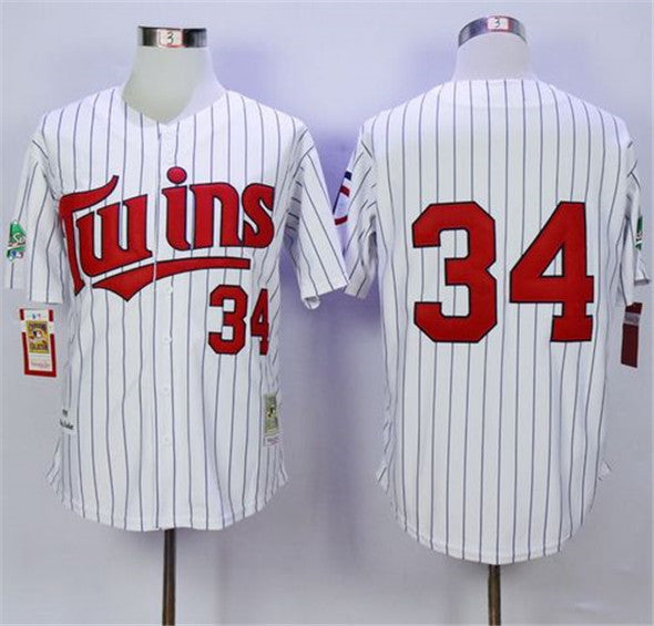Custom Minnesota Twins white Throwback jersey