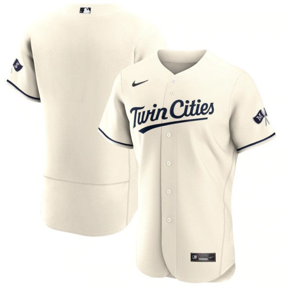 Minnesota Twins cream jersey