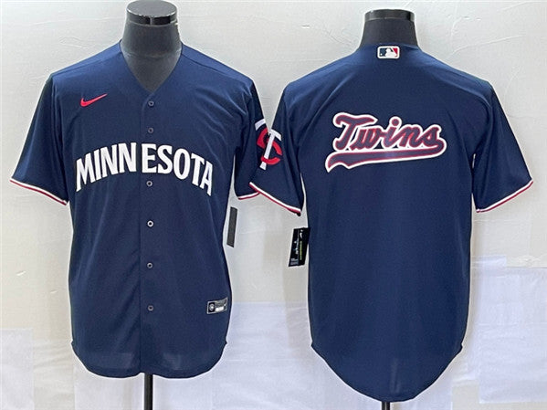 With Name In Back Minnesota Twins navy jersey