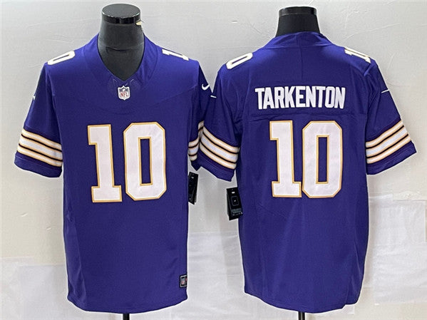 Fran Tarkenton Minnesota Vikings purple FUSE jersey