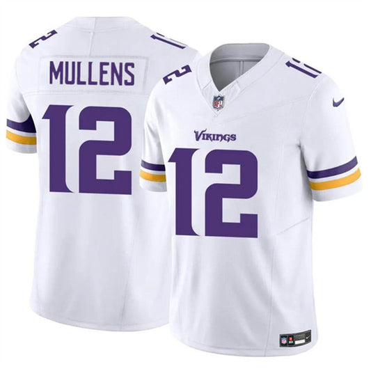 Minnesota Vikings #12 Nick Mullens White 2023 FUSE Jersey