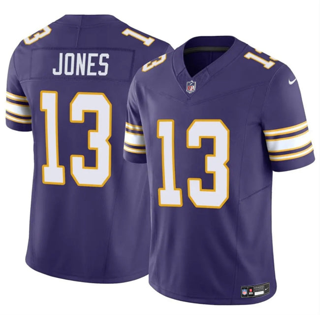 Daniel Jones Minnesota Vikings purple FUSE jersey