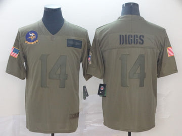 Stefon Diggs Minnesota Vikings camo Salute To Service jersey