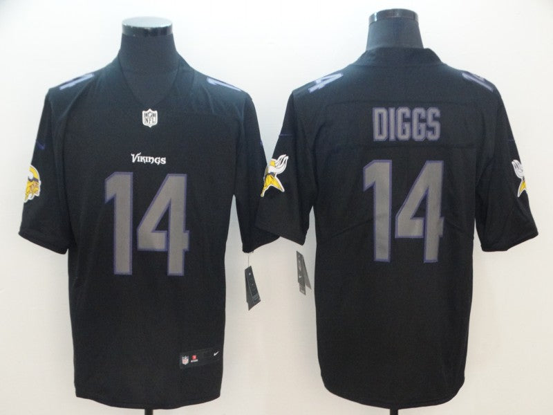 Stefon Diggs Minnesota Vikings black jersey