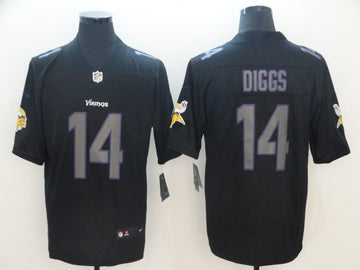 Stefon Diggs Minnesota Vikings black jersey