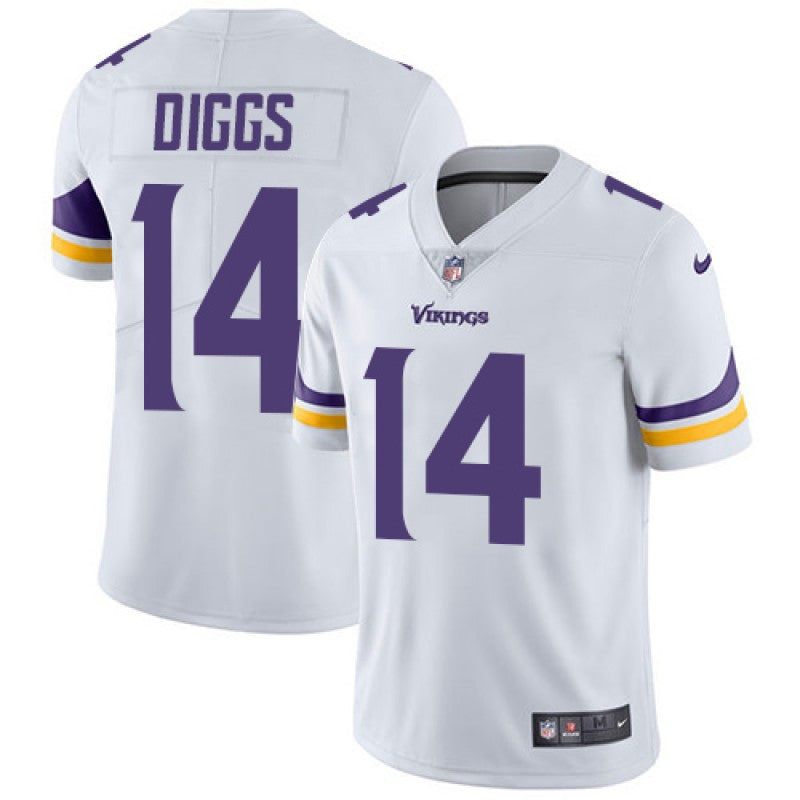 Stefon Diggs Minnesota Vikings white jersey