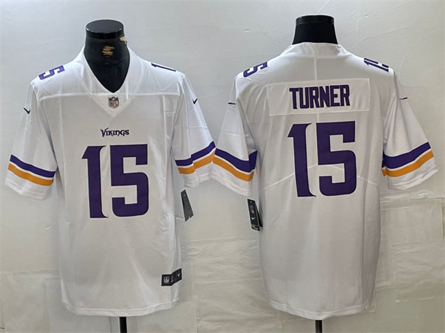Dallas Turner Minnesota Vikings white jersey
