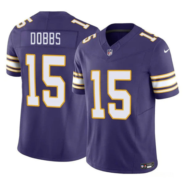 Josh Dobbs Minnesota Vikings purple FUSE jersey