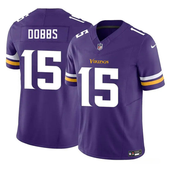 Josh Dobbs Minnesota Vikings purple FUSE jersey