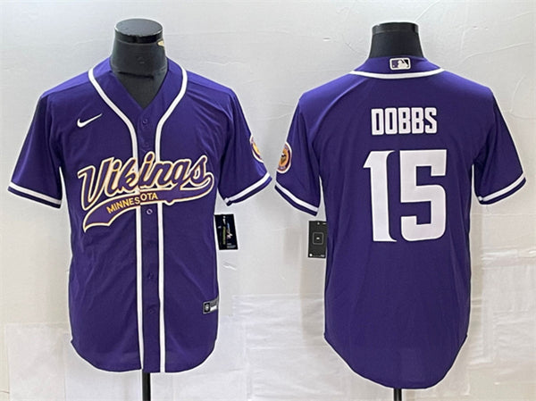 Josh Dobbs Minnesota Vikings purple jersey