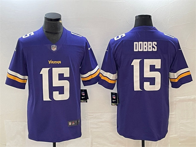Josh Dobbs Minnesota Vikings purple jersey