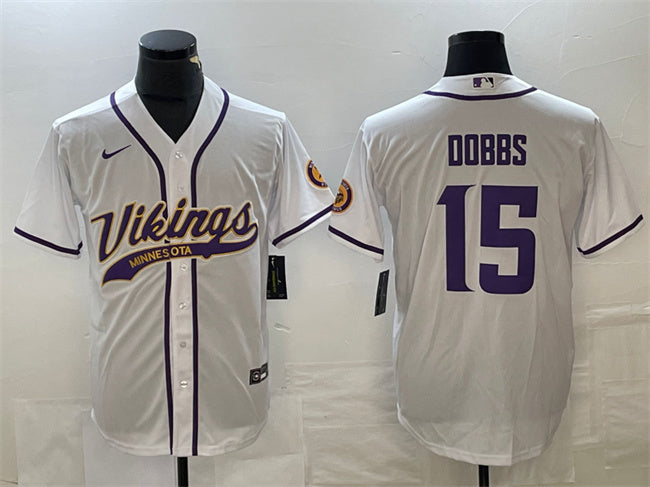 Josh Dobbs Minnesota Vikings white jersey