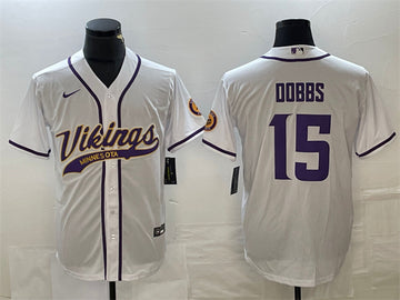 Josh Dobbs Minnesota Vikings white jersey