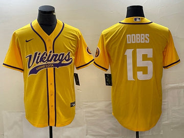 Josh Dobbs Minnesota Vikings yellow jersey