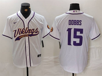 Joshua Dobbs Minnesota Vikings white jersey